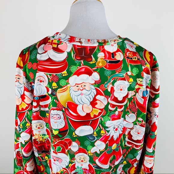 Santa Ugly Christmas Sweatshirt Sz Large - Picture 6 of 8